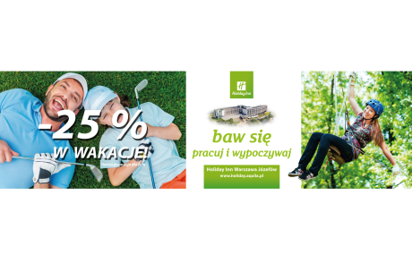 Wakacyjne konferencje w hotelu Holiday Inn Warszawa Józefów
