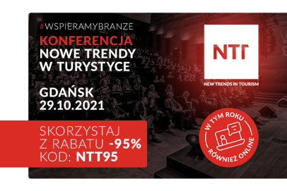 Bilety na New Trends in Tourism tańsze o... 95%!